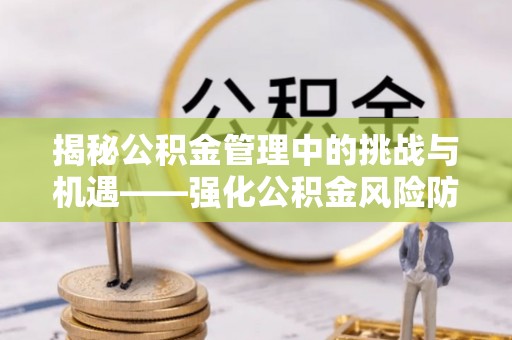 茄萣揭秘公积金管理中的挑战与机遇——强化公积金风险防控的多维策略