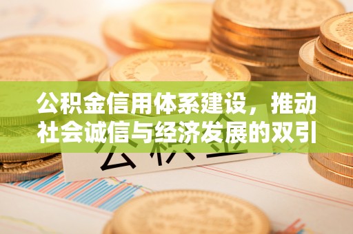 茄萣公积金信用体系建设，推动社会诚信与经济发展的双引擎