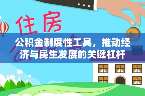 茄萣公积金制度性工具，推动经济与民生发展的关键杠杆