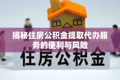 茄萣揭秘住房公积金提取代办服务的便利与风险
