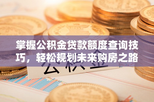 茄萣掌握公积金贷款额度查询技巧，轻松规划未来购房之路