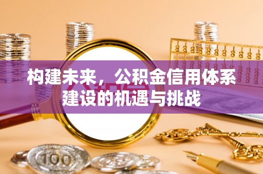 茄萣构建未来，公积金信用体系建设的机遇与挑战