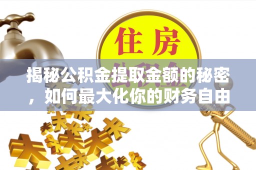 茄萣揭秘公积金提取金额的秘密，如何最大化你的财务自由