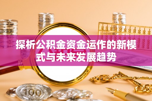 茄萣探析公积金资金运作的新模式与未来发展趋势