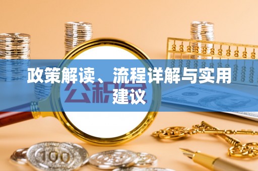 茄萣政策解读、流程详解与实用建议